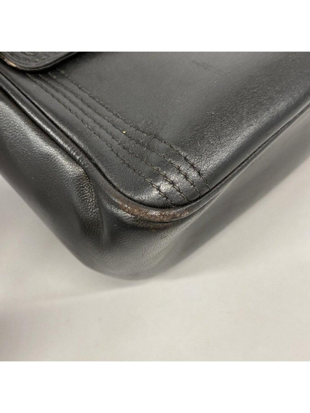 Chanel Shoulder Bag Lambskin Black Gold - Picture 6 of 10